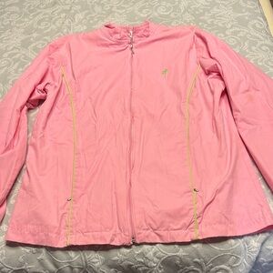 Lilly Pulitzer Pink Jacket with Green Accents